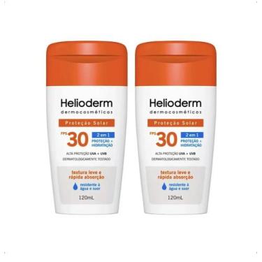 Imagem de Kit Econômico Protetor Solar Corporal Helioderm Suncare FPS30 com 2 Un