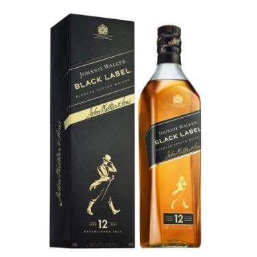 Imagem de Whisky Escocês Black Label John Walker & Sons 1L - Johnnie Walker