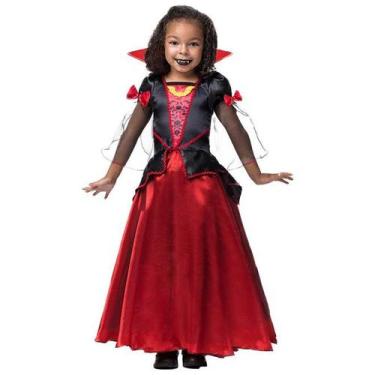 Fantasia De Vampira Infantil de Halloween Katrina