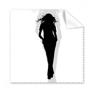 Imagem de Pano de limpeza de óculos de limpeza de tela de telefone Mulher bonita quente 5 peças