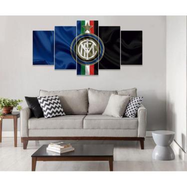 Imagem de Quadro Decorativo Sala Quarto Escritório Inter Milan Fundo