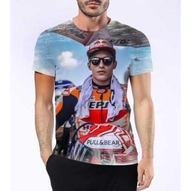 Imagem de Camisa Camiseta Marc Márquez Piloto De Motociclismo Gp 7 - Estilo Krak