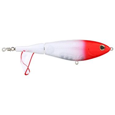 Imagem de Berkley Isca de pesca Choppo Topwater, cabeça vermelha, 28 g, água superior de 120 mm, área de superfície de hélice aprimorada para máxima perturbação, equipada com gancho Sharp Fusion19