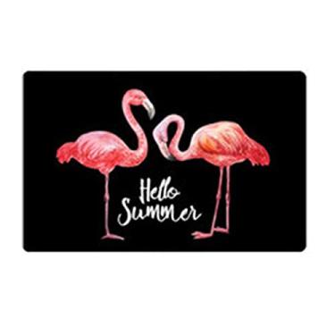 Imagem de Tapetes de banheiro, tapetes macios de banheiro - tapete de banheiro com água de secagem rápida, tapete de banheiro fino sob a porta, tapetes de banheiro antiderrapantes para banheiro, lavagem à máquina (40,64 x 119,36 cm pato preto)