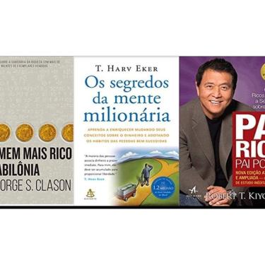 Imagem de Livro Homem Mais Rico Babilônia + Segredos Mente  + Pai Rico