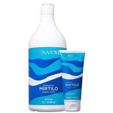 Imagem de Lowell Extrato De Mirtilo Shampoo 1L E Condicionador 200ml