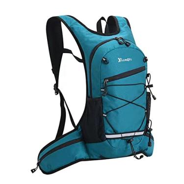 Imagem de Mochila de esportes ao ar livre, mochila de hidratação de ciclismo, mochila impermeável para caminhadas cross-country JUNleTU-2033 (Azul claro)