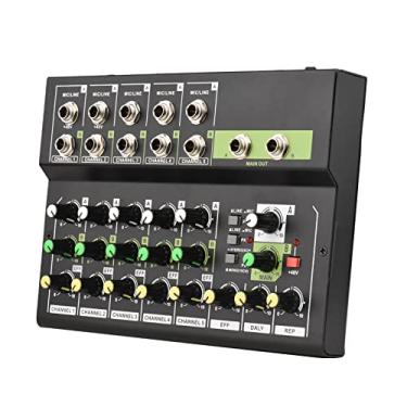 Imagem de Tianzo Console de Mixagem de 10 Canais Mixer de Áudio Digital Mic/Linha Estéreo com Reverb e 48V Phantom Power para DJ Network Transmissão ao Vivo Karaokê