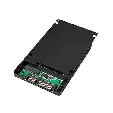 Imagem de 1 x caixa de disco rígido NGFF para SATA com parafuso, chave B M.2 NGFF (SATA) SSD para 2,5 polegadas SATA3 conjunto de disco rígido adaptador