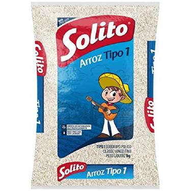 Imagem de Arroz 1Kg Agulhinha Tipo 1 Solito Longo fino