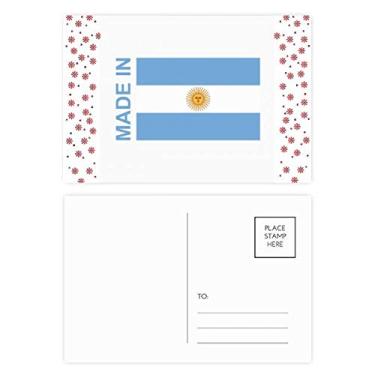 Imagem de Cartão postal Made in Argentina Love Christmas Flower Celebration Cartão postal Blessing Mailing Card