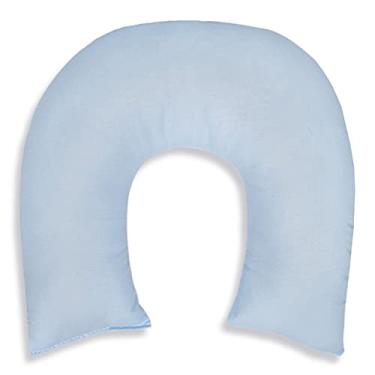 Imagem de Protetor de Pescoço Infantil - Azul com Branco