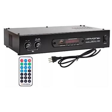 Imagem de Amplificador Hayonik Comp 1000 Bluetooth 8 Saída Som Ambiente