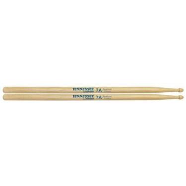 Imagem de Baqueta para Bateria Tennessee Hickory 7A Ponta Madeira Liverpool