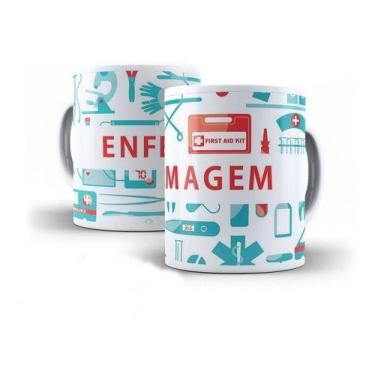 Imagem de Caneca Branca Enfermagem Frases Medicina Enfermeira Logo - Alabama Sta