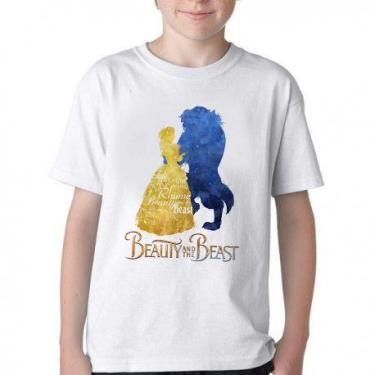 Imagem de  Camiseta Infantil ou adulto Bela e a Fera Blusa Criança todos tamanho