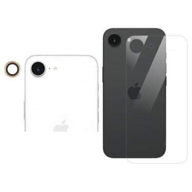 Imagem de Kit Proteção com Câmera Easy e Traseira Gel P/ iPhone 16e 5G - Smart S
