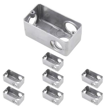 Imagem de 8 Condulete Em Alumínio Sieg 3/4 Múltiplo L S/placa