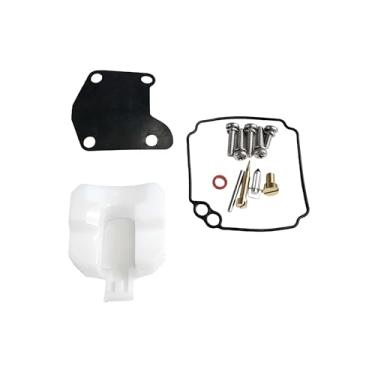 Imagem de WINGOGO Kit de reconstrução de carburador 63V-W0093-10-00 para motor de popa Yamaha 9.9 15 HP peças de reparo de carburador de motor de barco Sierra 18-7058 63V-W0093-01-00 63V-W0093-00-00