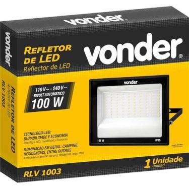 Imagem de Refletor de LED 100 W RLV 1003 VONDER - Bivolt IP 65