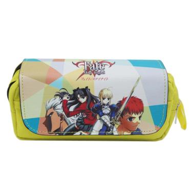 Imagem de Estojo para lápis Fate Cartoon Anime de poliéster de grande capacidade
