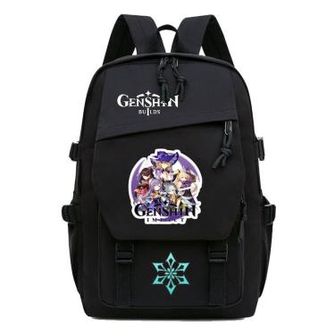 Imagem de Mochila Genshins Impacts Keqings Hu Taos Cartoon Kids School