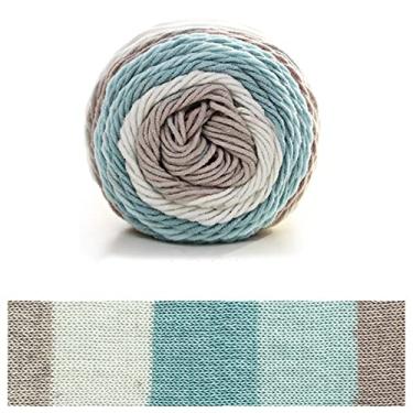 Imagem de HHHJQFAAT 100 g/bola fio segmento tingimento 5 fios de fio de leite DIY tricotado à mão sofá almofada travesseiro fio (cor: A, tamanho: tamanho único) (B tamanho único)