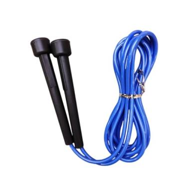 Imagem de Generic Corda de pular silenciosa e portátil para jogos escolares, piso de cimento, treinamento de resistência, homens e mulheres, Azul