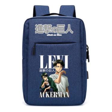 Imagem de Mochila Escolar Usb Estampa Dtf Menino Anime Atake Titan - Use Thuco, 