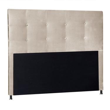 Imagem de Cabeceira Berlim 1,95 Cm Cama Box King Size Suede Bege