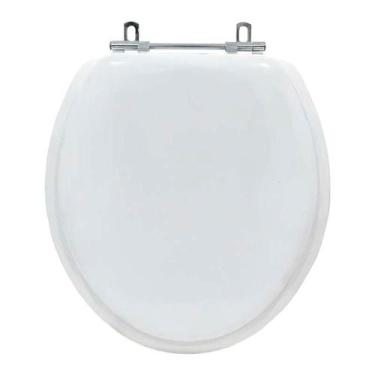 Imagem de Acento Sanitário Almofadado Convencional Oval Branco para Vaso Deca - 