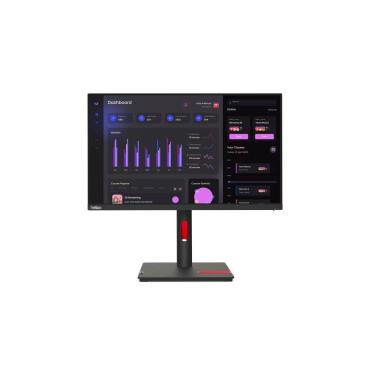 Imagem de Monitor Lenovo T24i-30 23,8” Full HD IPS FHD HDMI USB 60Hz 4ms Com Ajuste de Altura