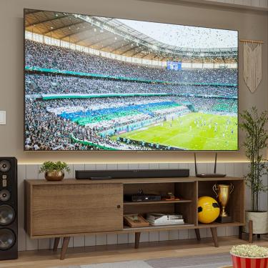 Imagem de Rack para TV até 80 Polegadas 160cm com Pés Torino Madesa