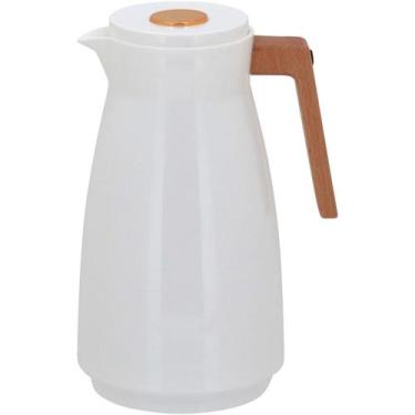 Imagem de Garrafa Térmica Maison Home&Co 26x13x13cm Plástico Branco 1L para Mesa