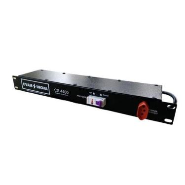 Imagem de Régua Rack Som Profissional 8+1 Tomadas Disjuntor 4400w - Cvam