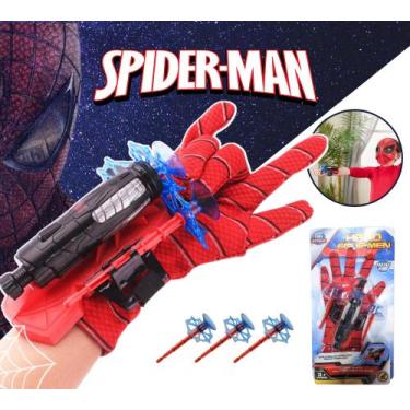 Imagem de Luva Lança Teia Homem Aranha Brinquedo Presente Meninos Top - Lançador