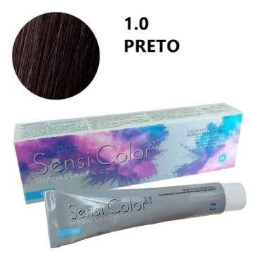 Imagem de Coloração capilar hipoalergênica Alergoshop Eclat SensiColor 60g, 1.0 