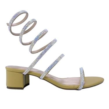 Imagem de Sandália Feminina Aspiral Salto Bloco Grosso Baixo 148 (Bege, BR, Adulto, Numérico, 37)