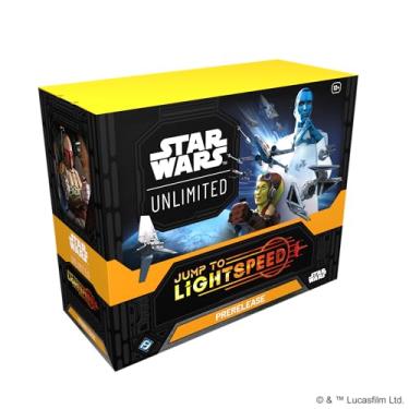 Imagem de Asmodee Star Wars: Unlimited TCG Jump to Lightspeed PRERELEASE Box - Includes 6 Booster Packs, Ages 12+, 2+ Players, 20 Minute Playtime