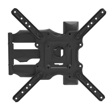 Imagem de Suporte de TV Articulado de Parede, Função Avanço e Recuo, Giro Horizontal de Até 90°, VESA 100x100 a 400x400mm, 26" a 75", Preto, A02V4N, ELG