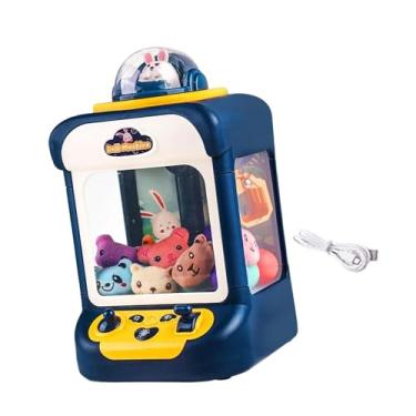 Imagem de Almencla Máquina de pegar doces para crianças, jogo de arcade eletrônico para meninos e meninas de 3 a 6 anos, para festa em casa, mini máquina de venda , Azul