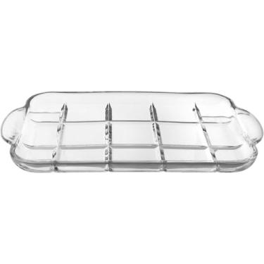 Imagem de BANDEJA RETANGULAR HOME&CO VIDRO 3X38X23CM TRANSPARENTE PARA SERVIR