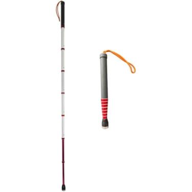 Imagem de Bengala Para Cegos Bengala Cega Telescópica Com Filme Reflexivo Guia Suprimentos Para Deficientes Visuais, Color, 119.5cm/47in