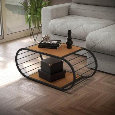 Imagem de Mesa de Centro para Sala de Estar Industrial - Kappesberg