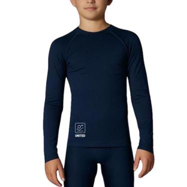 Imagem de Camiseta térmica United Infantil Unissex Proteção Solar FPU50 Manga Lo