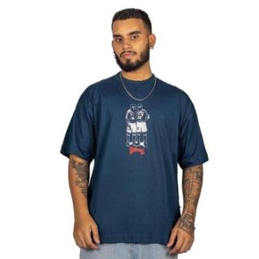 Imagem de Camiseta Chronic Oversized 4458 Azul Marinho Original-Masculino