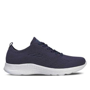 Imagem de Tênis Feminino Olympikus 130G Ultraleve, Azul escuro, 38