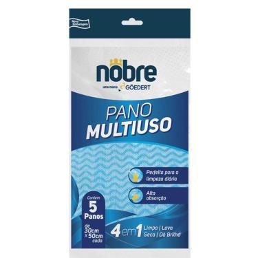 Imagem de Pano Multiuso Nobre C/5