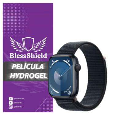 Imagem de Película Hydrogel para Apple Watch Series 9 [45mm] BlessShield - Cobertura Total (3 unidades)