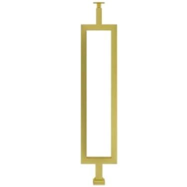 Imagem de Corrimãos de coluna para escadas internas Colunas de ferro + corrimãos de madeira Corrimão de escada Corrimão montado no chão para degraus ao ar livre